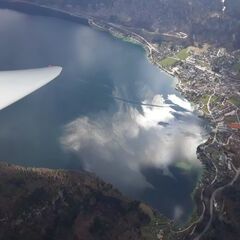 Flugwegposition um 12:50:58: Aufgenommen in der Nähe von Gemeinde St. Gilgen, Österreich in 2130 Meter